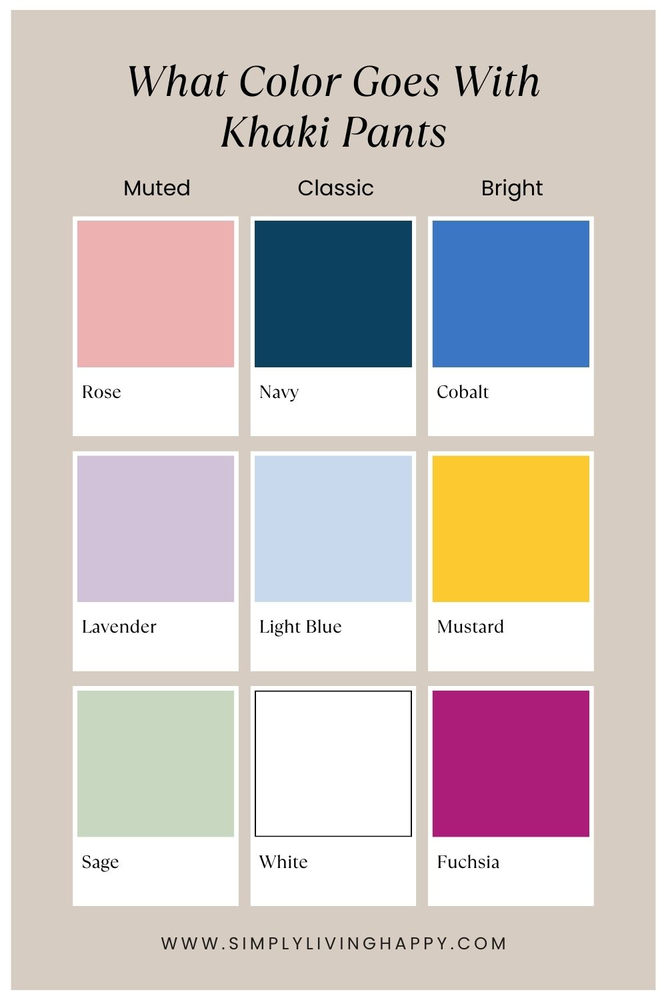 What Color Shirt Goes With Khaki Pants Get The Best Outfit Ideas Here